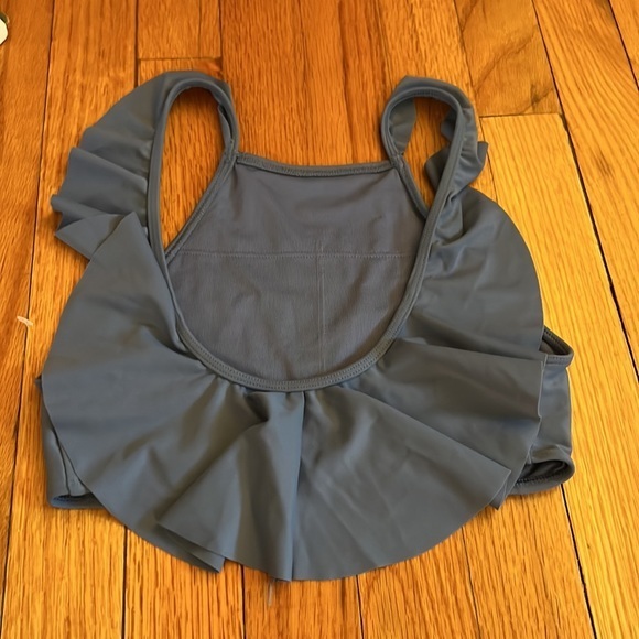 Aerie‎ Ruffle Bikini Top Size Small 🌸NWOT - Picture 2 of 3